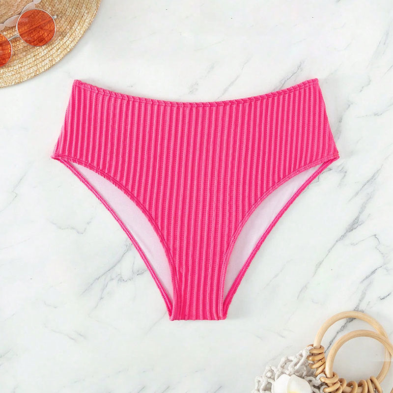 Damen Hoch taillierte Bikinihose Drune