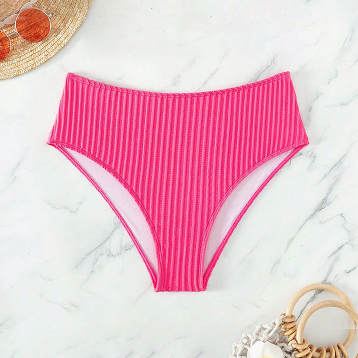 Damen Hoch taillierte Bikinihose Drune