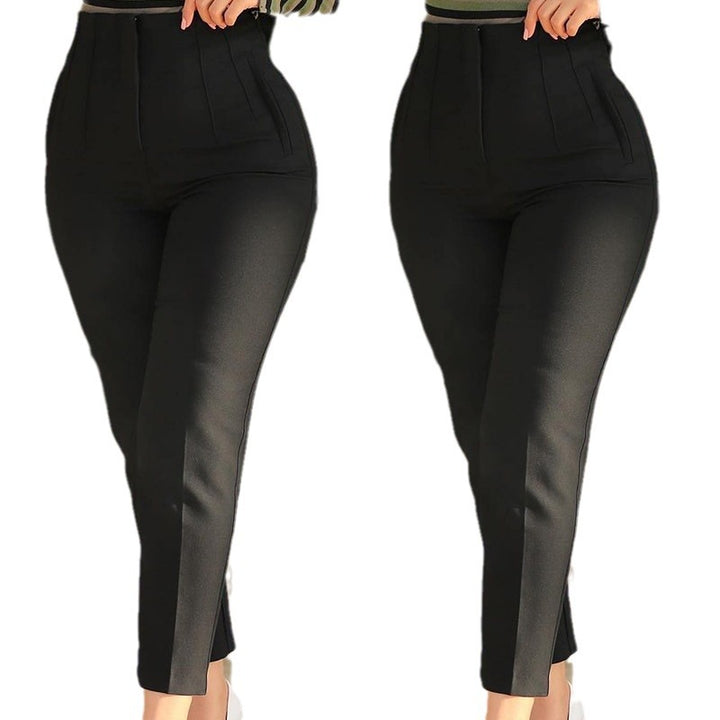 Damen Hochtaillierte Schlankheits-Hose Drune