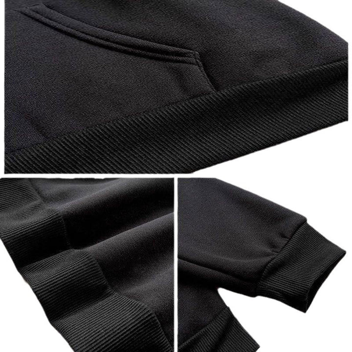 Damen nan extraweit geschnittener Zip-Hoodie mit verstärkter Kapuze, flachen Nähten und weichem Fleece-Innenfutter Drune