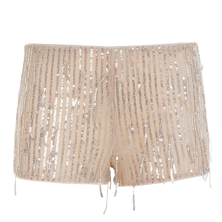 Damen glamouröse Pailletten-Shorts Drune