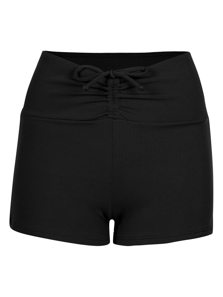 Damen Bikini-Höschen mit hohem Bund und raffinierten Rüschendetails Drune