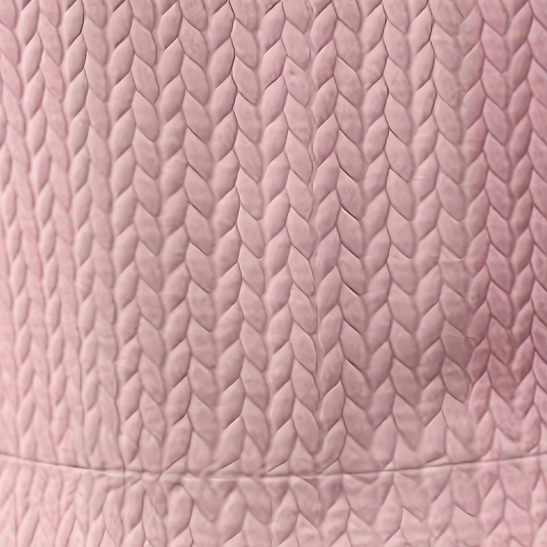Damen Sweatshirt mit ausgefallenem Strukturdesign und Puffärmeln Drune