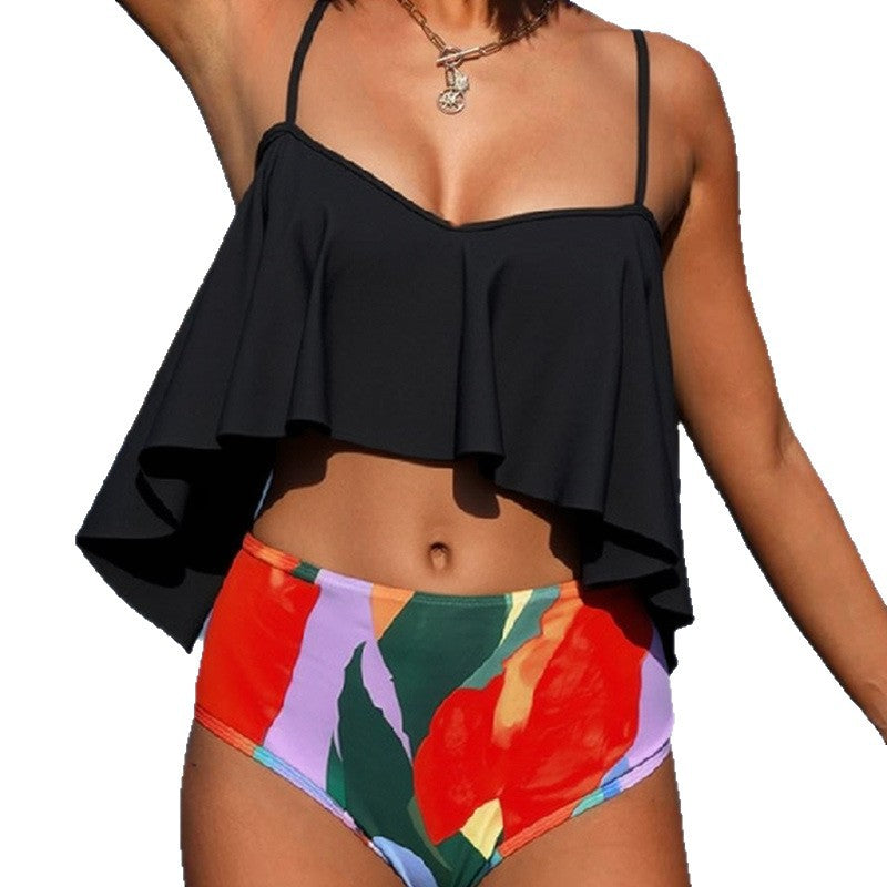 Damen Bikini-Set mit modischem Oversize-Oberteil und figurfreundlichem Unterteil Drune