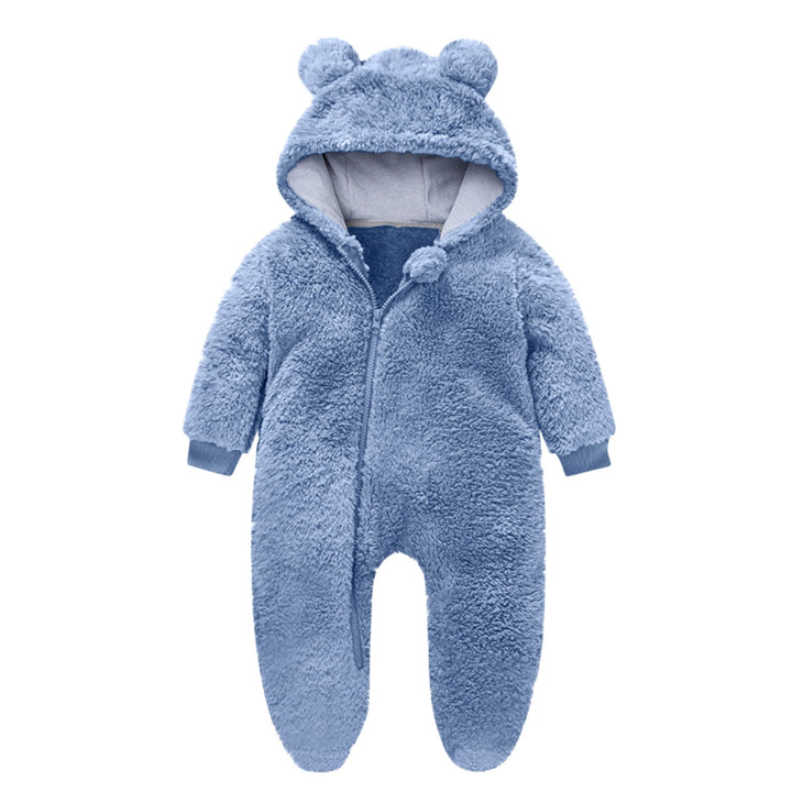 Kleinkind Fleece Overall mit Bärenohren Drune