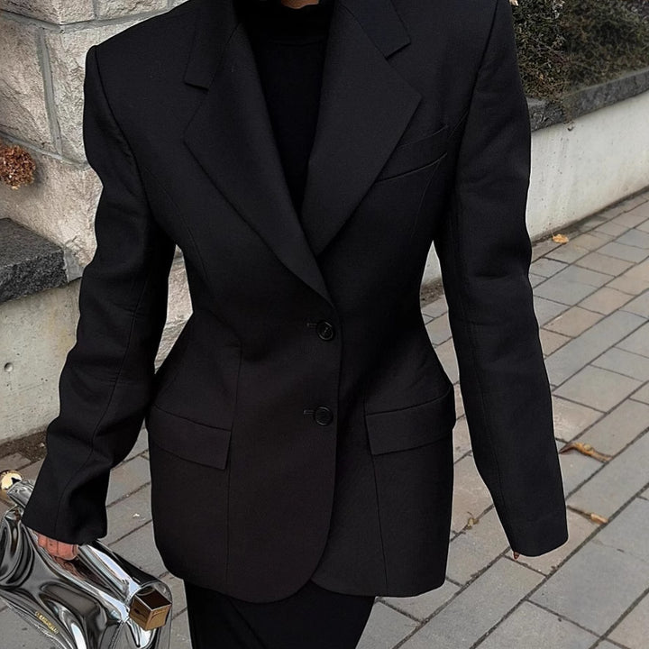 Damen Oversized Blazer mit elegantem Schnitt und markanten Details Drune