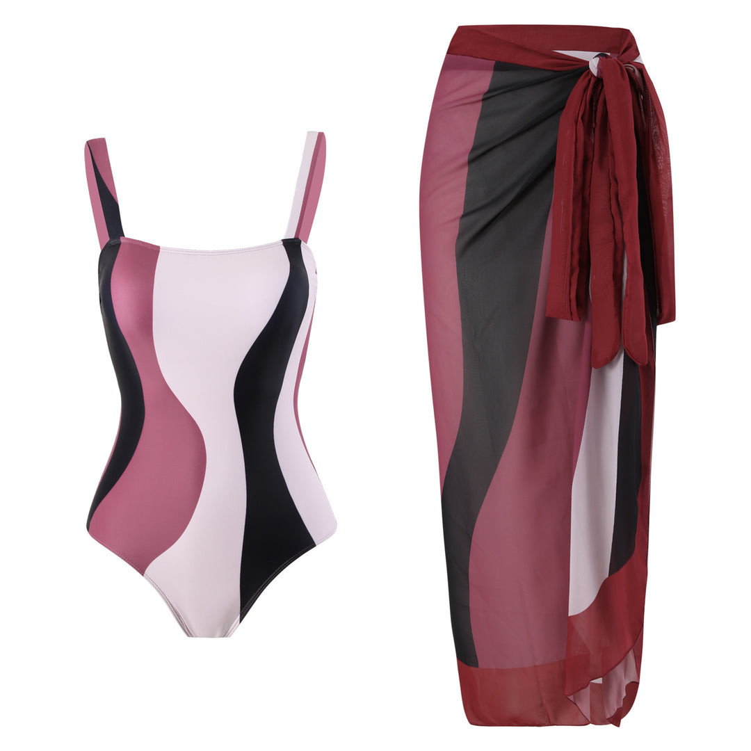 Damen Bademode Set mit trendigem Wickelrock und modernem Schnitt Drune