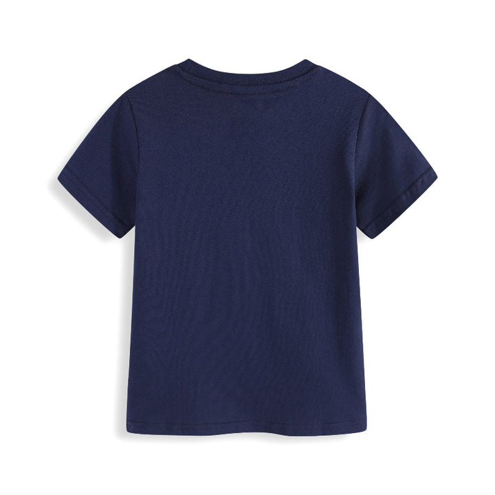 Jungen T-Shirt mit niedlichen Dinosaurier-Applikationen Drune