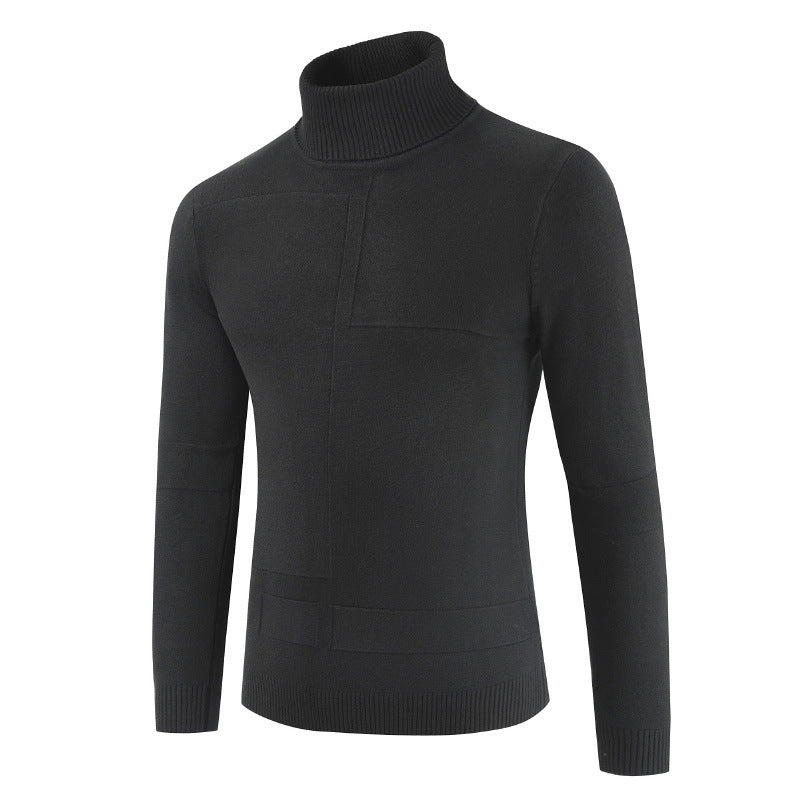 Herren Rollkragenpullover aus weichem Strickmaterial mit modernem Design Drune
