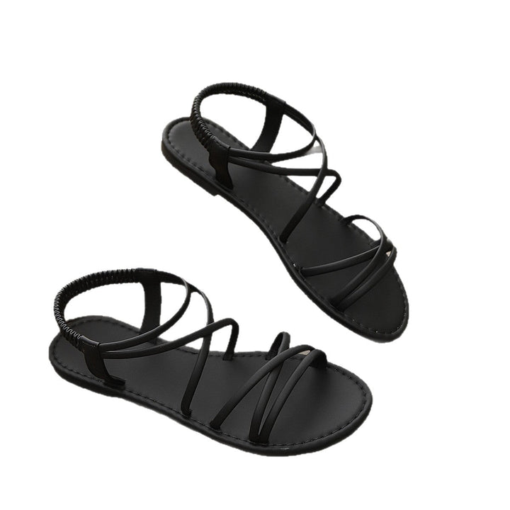 Damen Elegante Freizeit-Sandalen mit verstellbarem Riemen Drune