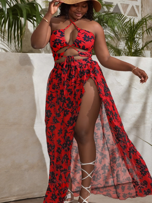 Damen Sommerliches Cut-Out Strandkleid Drune