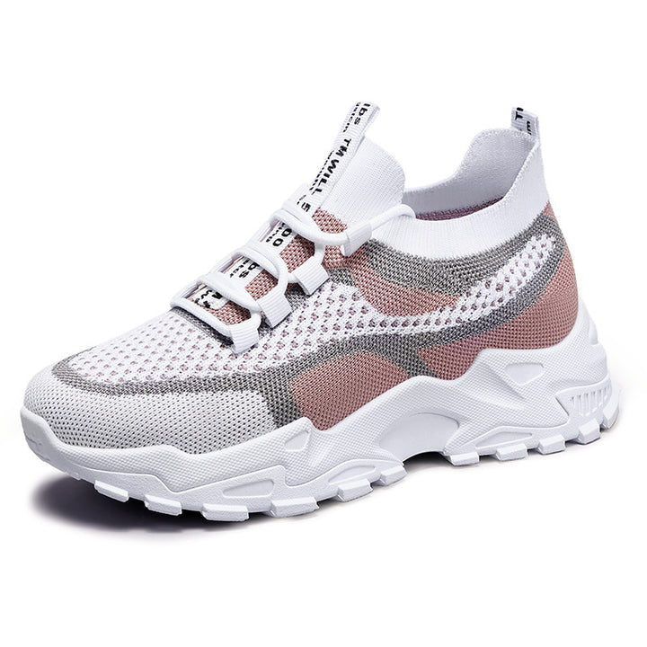 Herren nan gestrickter Sockensneaker mit elastischem Schlupfdesign und profiliertem Trail-Plateau Drune