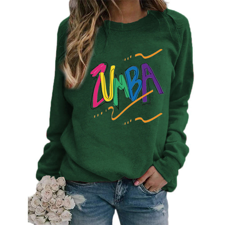 Damen Sweatshirt mit modernem Zumba-Design und lässiger Passform Drune