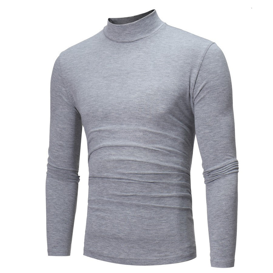 Herren Rollkragenpullover mit enger Passform und edel strukturiertem Material Drune
