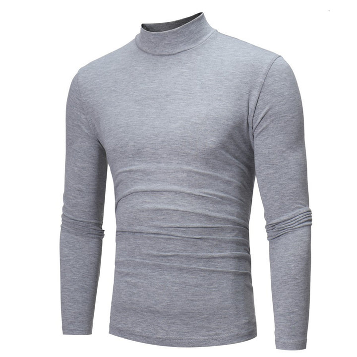 Herren Rollkragenpullover mit enger Passform und edel strukturiertem Material Drune