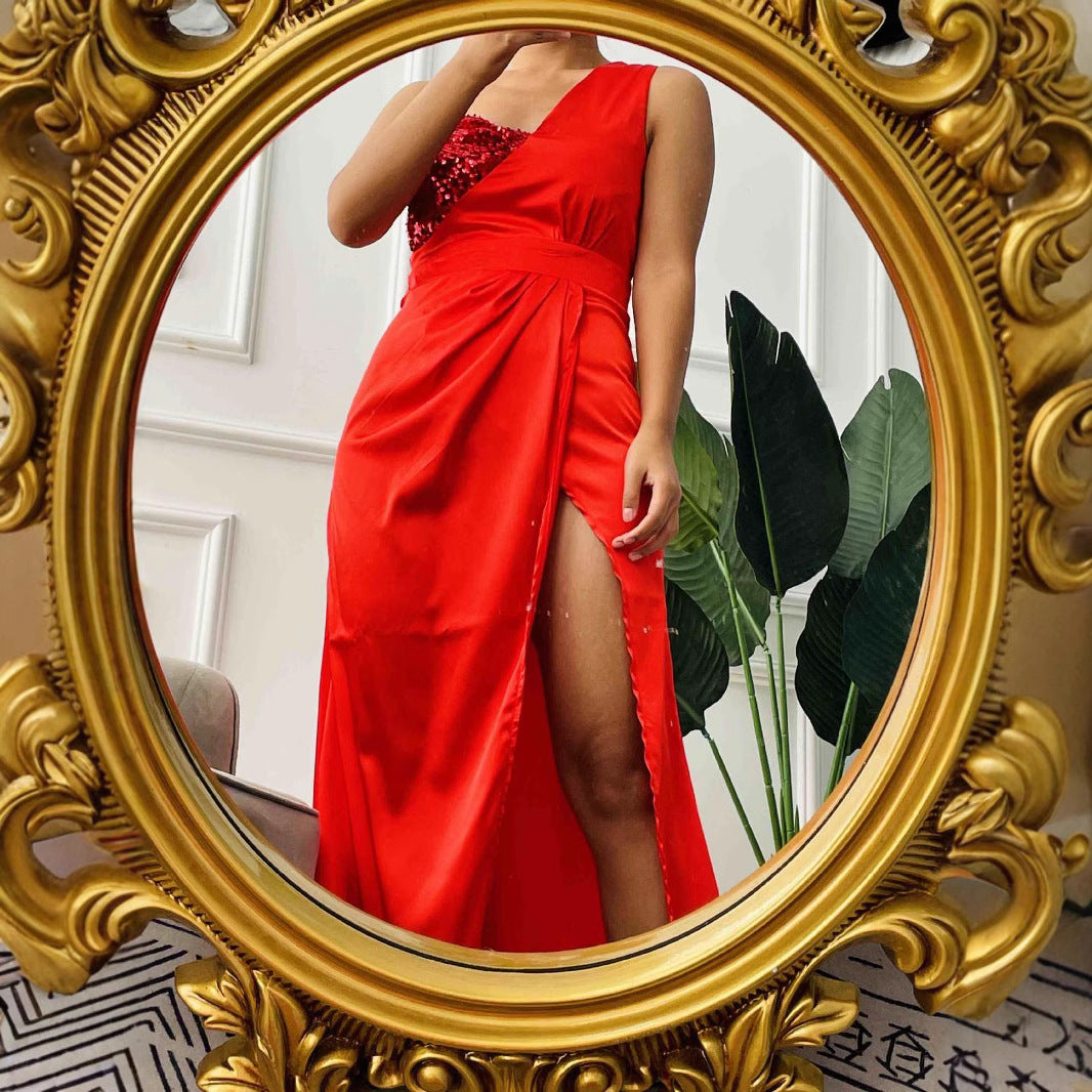 Drune | Niedriger Ausschnitt Strapless Festliches Chinesisches Abendkleid