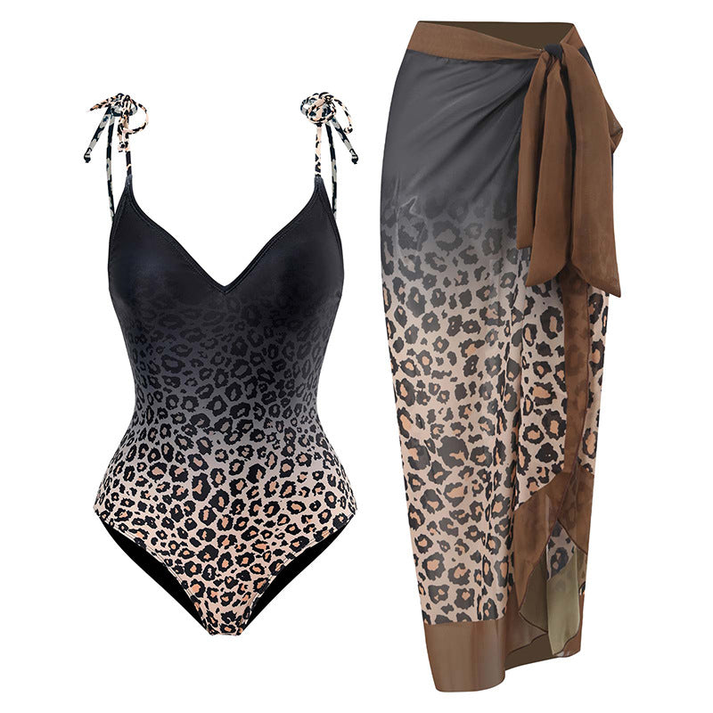 Damen Maxi-Rock mit elegantem Wickeldesign und floralem Muster Drune