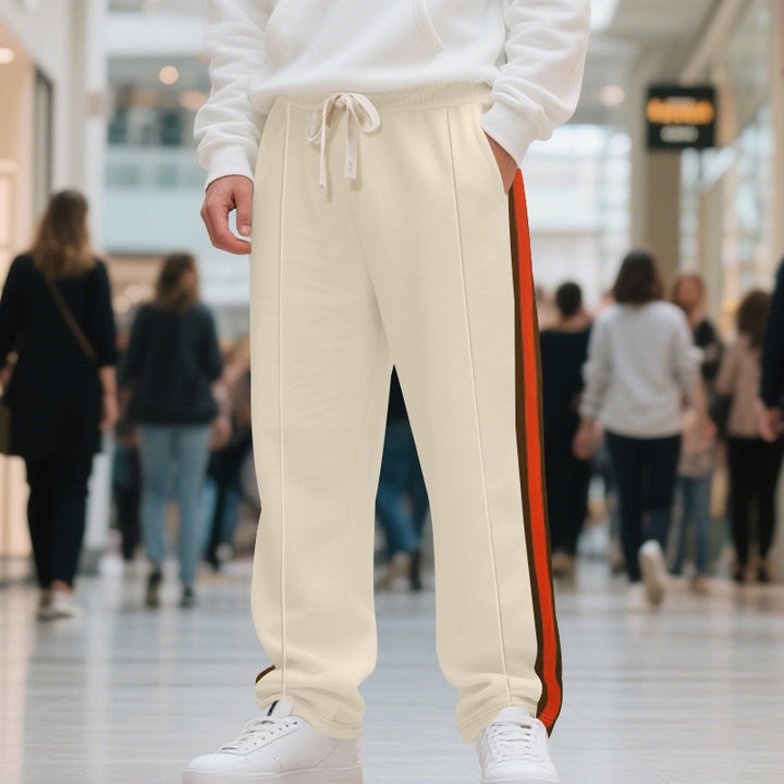 Herren Sportliche Sweatpants mit seitlichen Kontraststreifen Drune