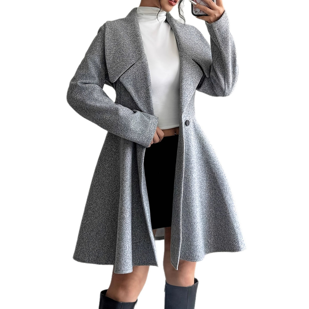 Damen modischer und eleganter Longblazer Drune