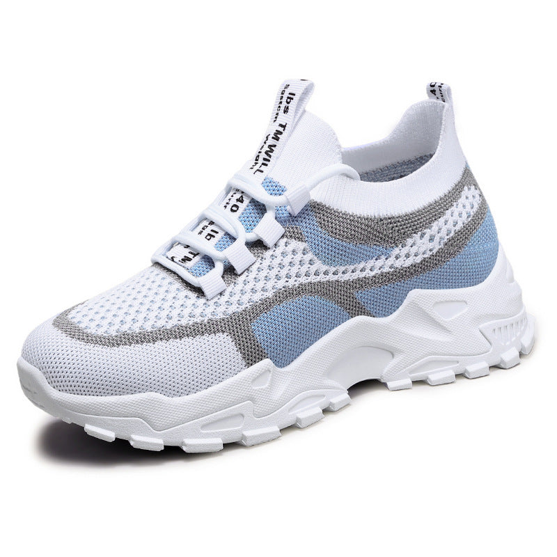Herren nan gestrickter Sockensneaker mit elastischem Schlupfdesign und profiliertem Trail-Plateau Drune