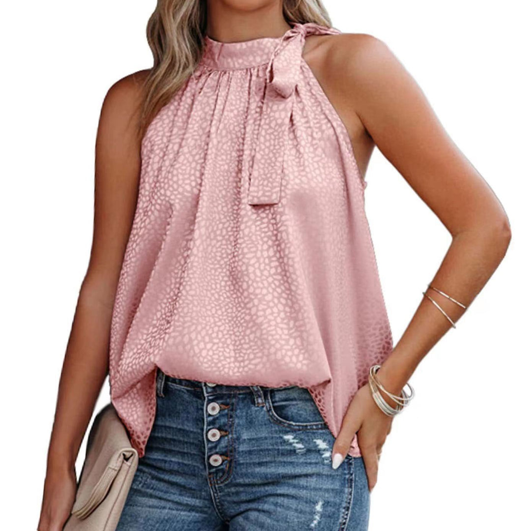 Damen Haltertop mit eleganter Schleifendetail Drune