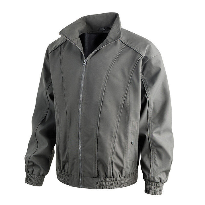 Herren Freizeitjacke mit hochschließendem Kragen und elastischem Bund Drune