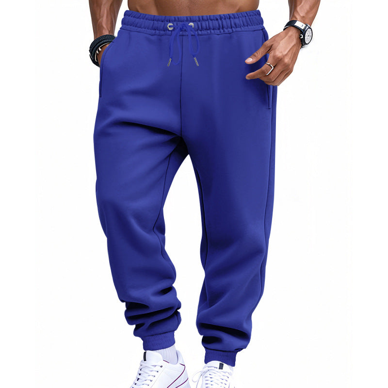 Herren modische Jogginghose mit elastischem Bund und seitlichen Taschen Drune