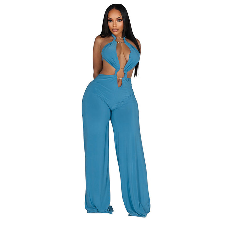 Damen Einteiler mit tiefem V-Ausschnitt und eleganten Cut-Outs Drune