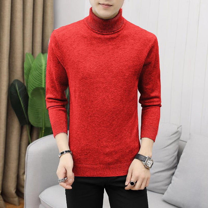 Herren nan figurbetonter Rollkragenpullover aus Feinstrick mit elastischer Passform Drune
