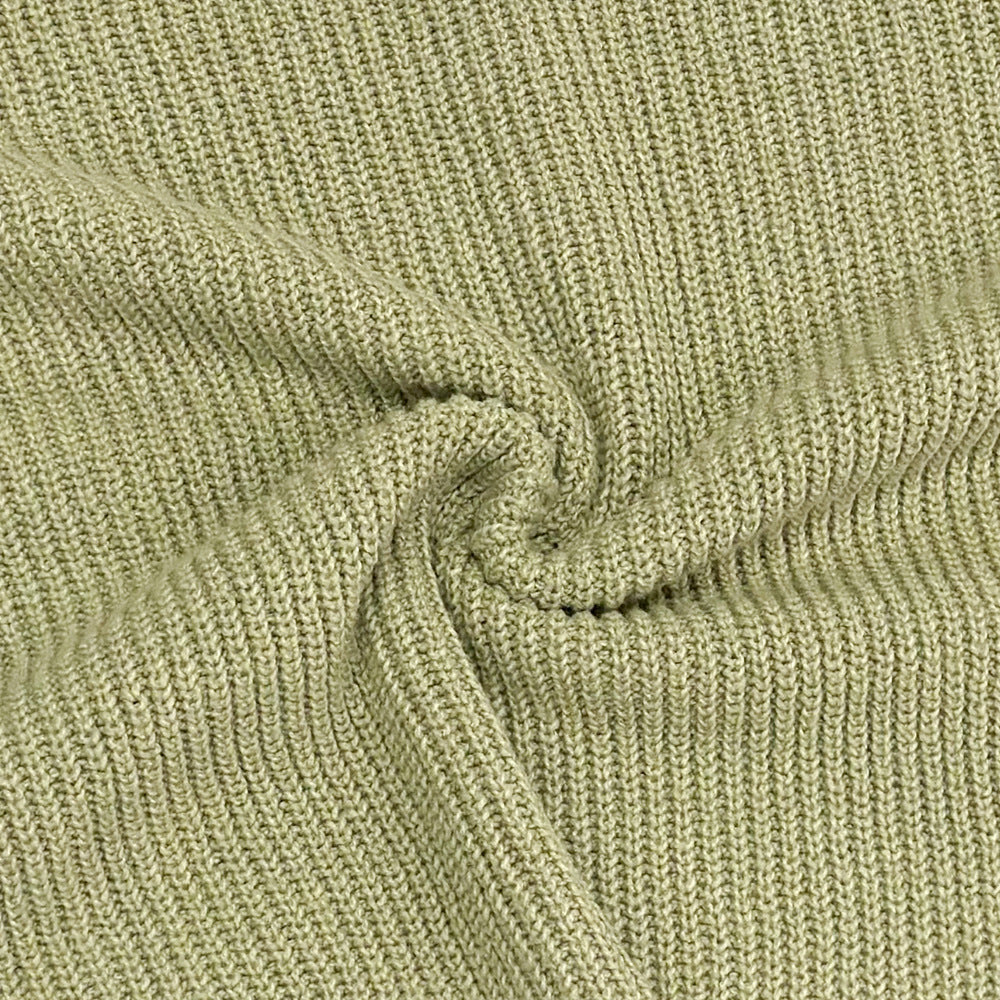 Damen Grober Strickpullover mit Stehkragen und überschnittenen Schultern Drune