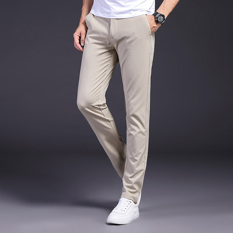Herren Moderne Freizeithose mit praktischen Taschen und elastischem Bund Drune