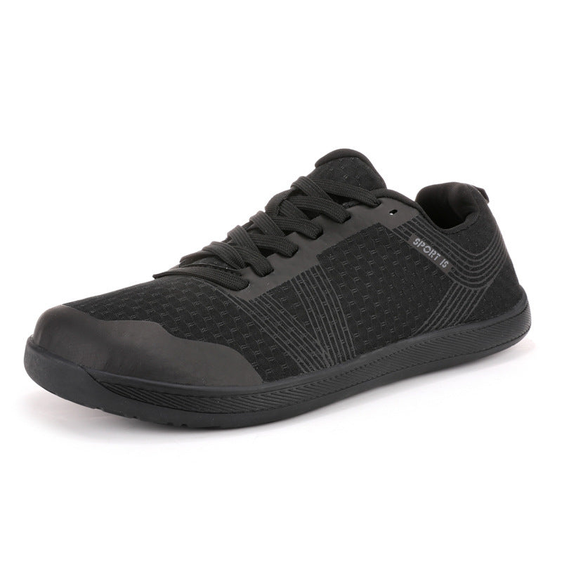 Herren nan niedriger City-Sneaker mit perforiertem Mesh-Obermaterial, verstärkter Zehenkappe und flexibler Laufsohle Drune