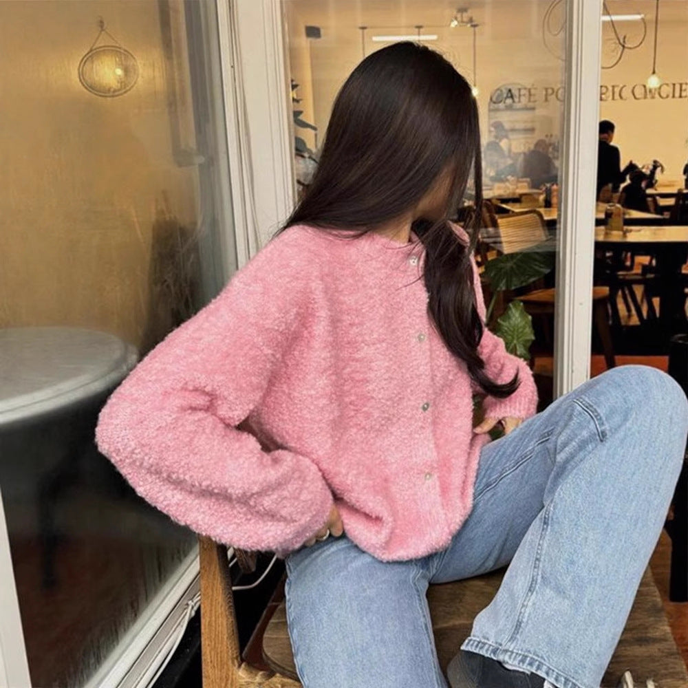 Damen Kuschelige Strickjacke im Oversized-Style Drune