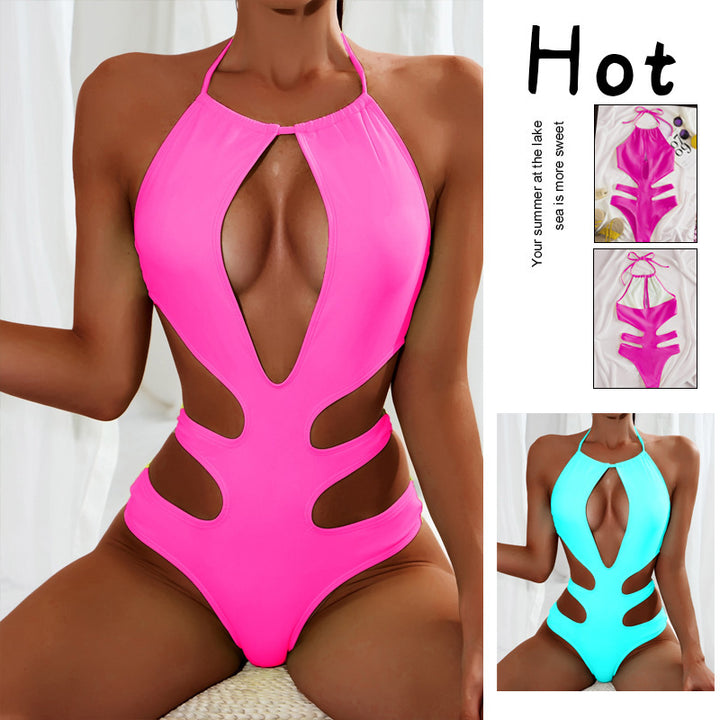 Damen Einteiler Badeanzug mit einzigartigem Cut-Out-Design Drune