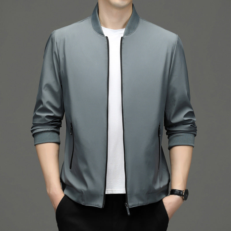 Herren sportliche Blousonjacke mit modernem Schnitt und funktionalen Details Drune