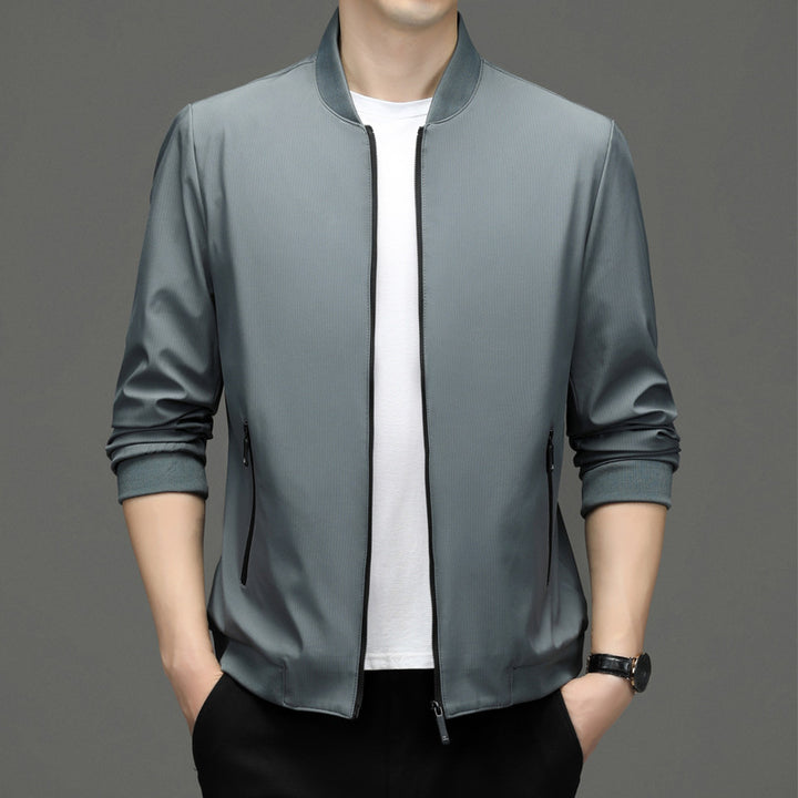 Herren sportliche Blousonjacke mit modernem Schnitt und funktionalen Details Drune