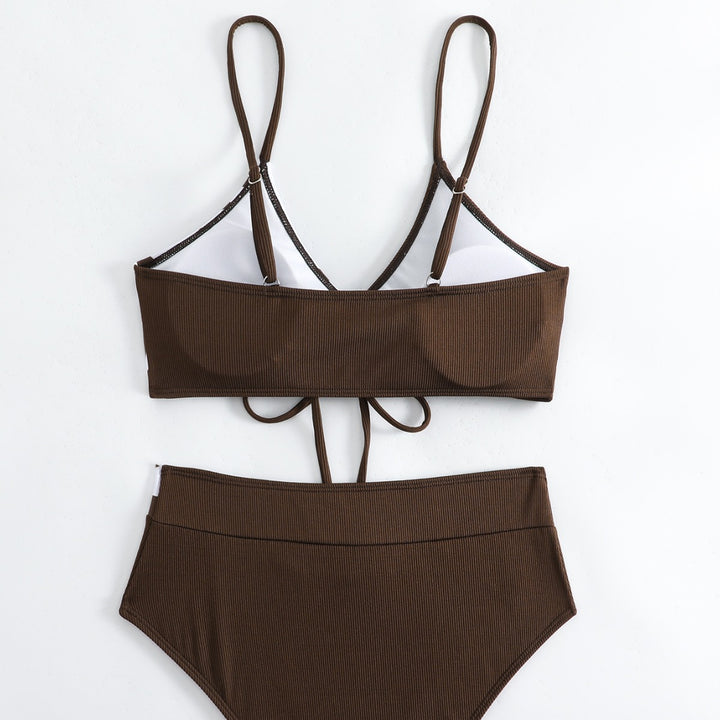 Damen Triangel-Bikini mit verstellbaren Bindebändern und innovativem Design Drune