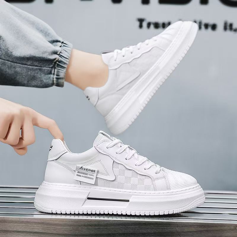 Damen modische Sneaker mit dickem Plateau und einzigartigem Design Drune