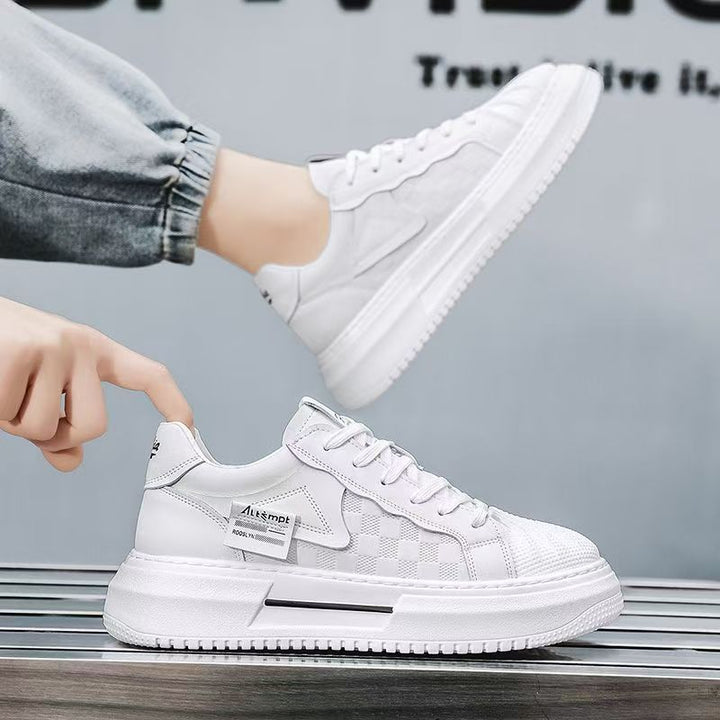 Damen modische Sneaker mit dickem Plateau und einzigartigem Design Drune