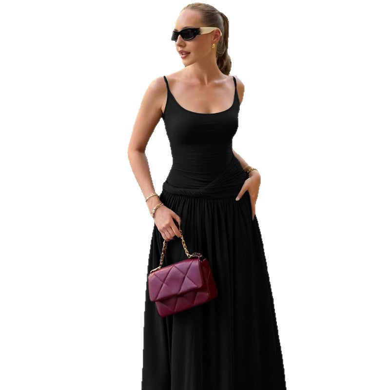 Damen Maxikleid mit einzigartigem Wickeldesign und taillierter Silhouette Drune