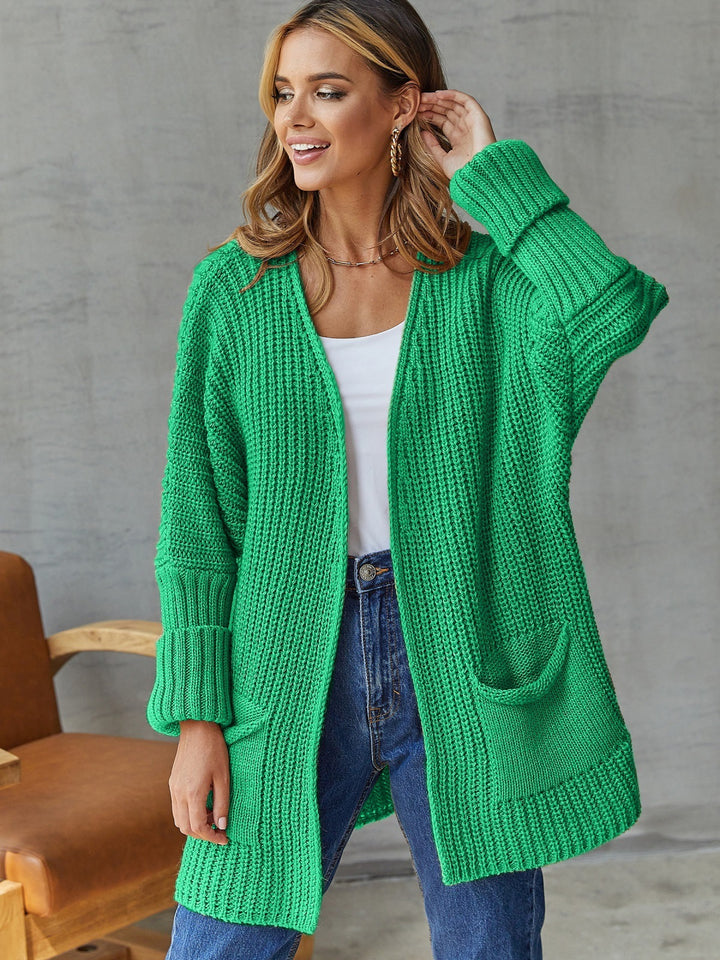 Damen Grobstrickcardigan mit praktischen Taschen und lässigem Schnitt Drune