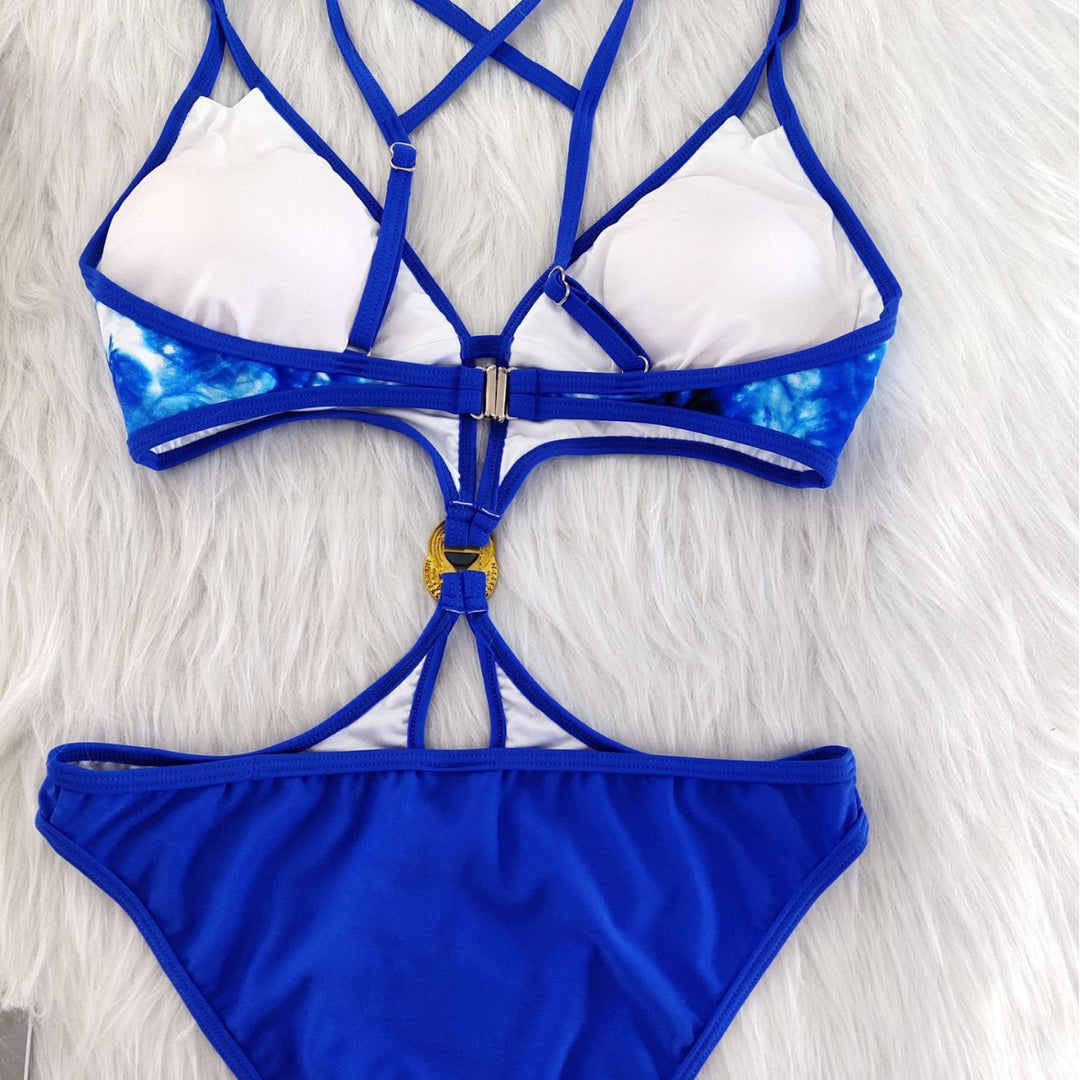Damen Cut-Out Bikini-Set mit raffinierten Trägerdetails Drune