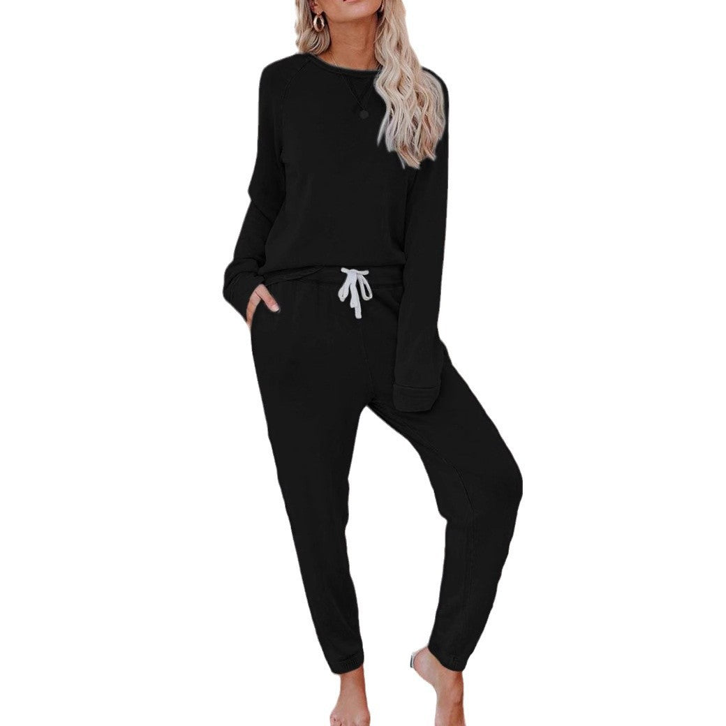 Damen Bequemes Lounge-Set mit schickem Oversized-Pullover und entspannender Hose Drune