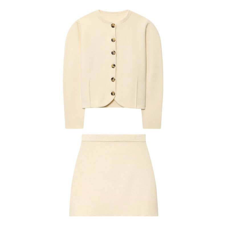 Damen eleganter Minirock mit hohem Bund und figurbetontem Design Drune
