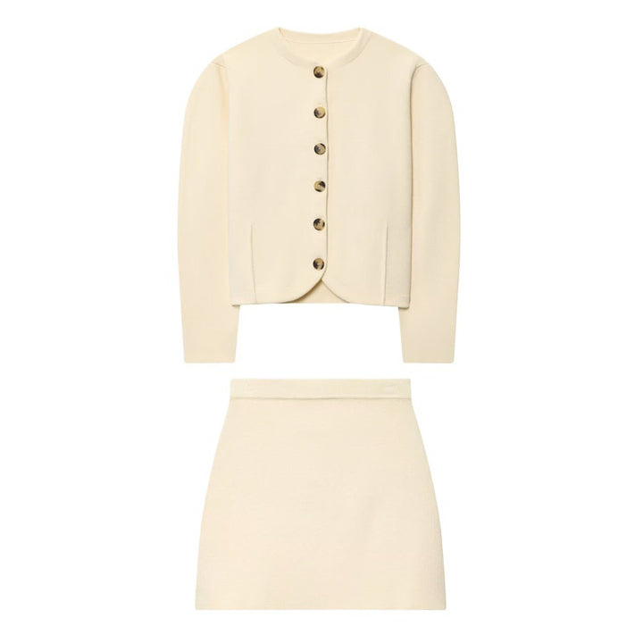 Damen eleganter Minirock mit hohem Bund und figurbetontem Design Drune