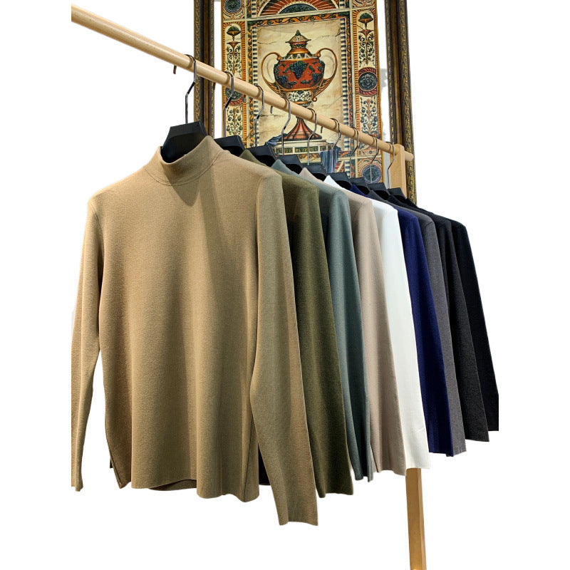 Damen Stehkragen Pullover aus weicher Baumwollmischung Drune