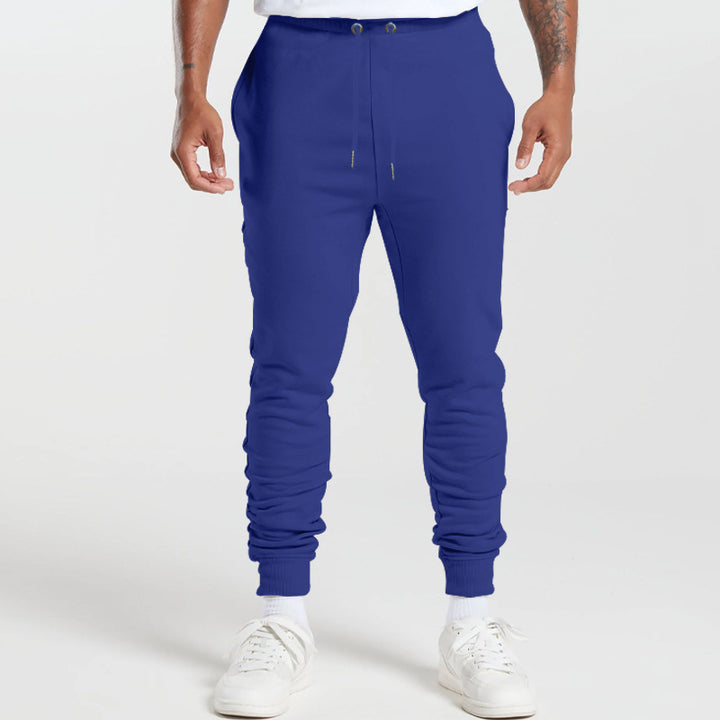Herren Sportsweatpants mit gestreifen elastischen Bündchen und praktischen Seitentaschen Drune
