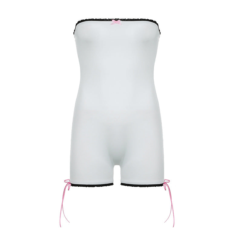 Damen Bustier-Body mit raffinierten Spitzendetails Drune