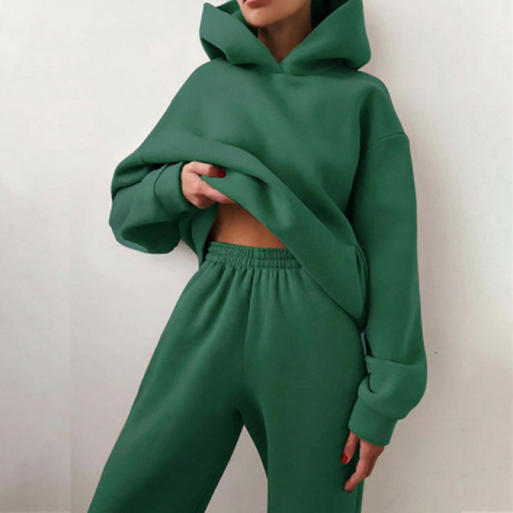 Damen Sportliches Set mit Hoodie und Jogginghose Drune