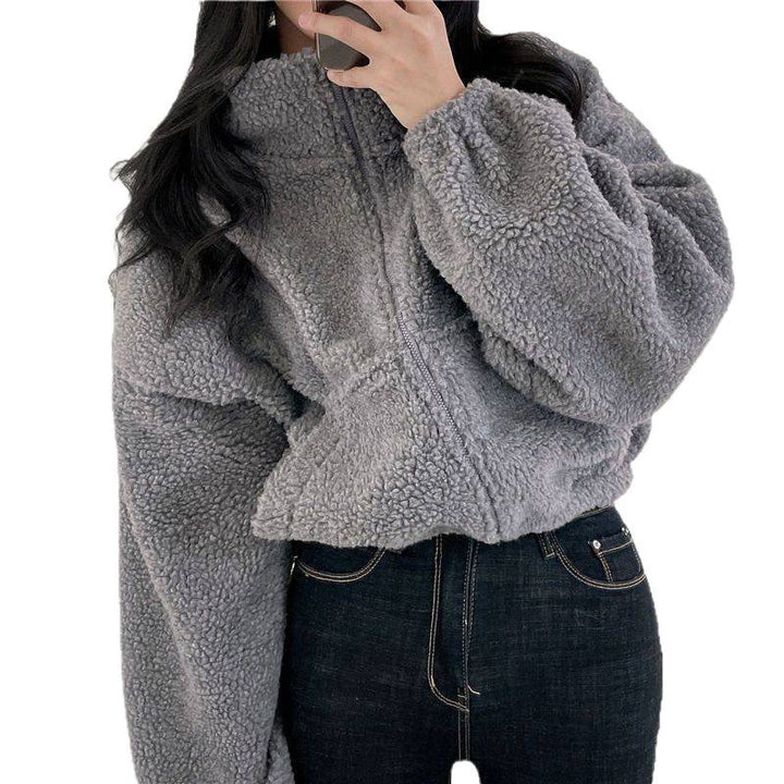 Damen Oversized Fleecejacke Drune